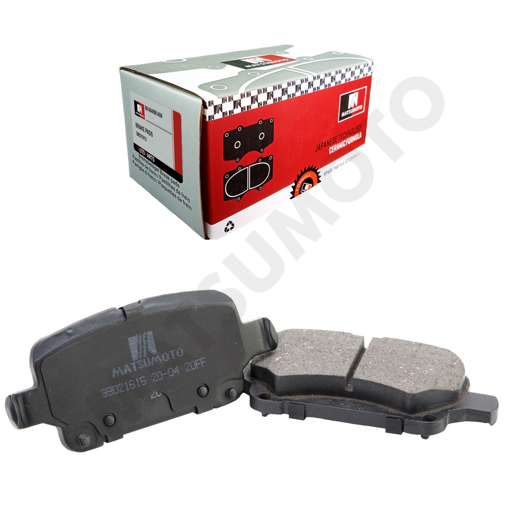 M1484/M1409 Pastillas de Freno Cerámica Traseras Chevrolet Equinox / Cruze (2018-2024)