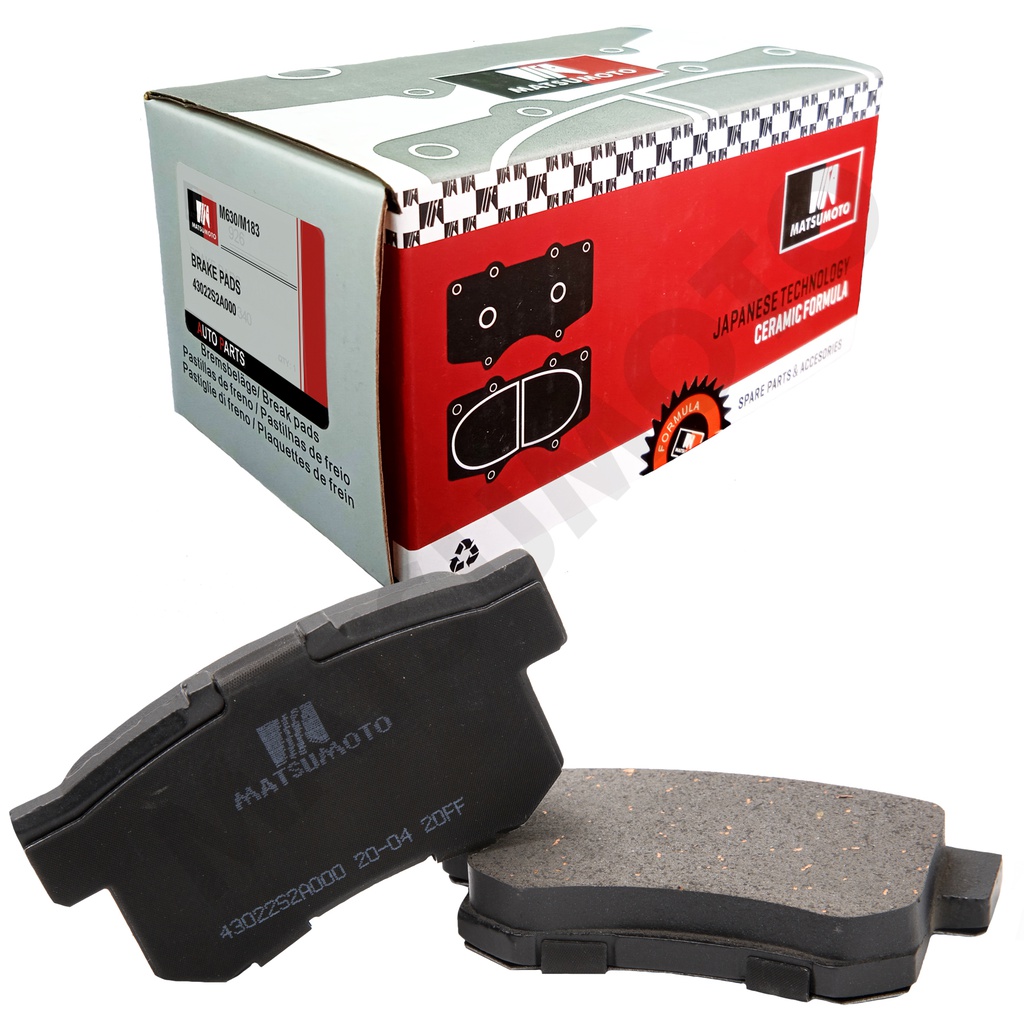 M630/M183 Pastillas de Freno Cerámica Traseras Honda / Haval / Suzuki / Dongfeng