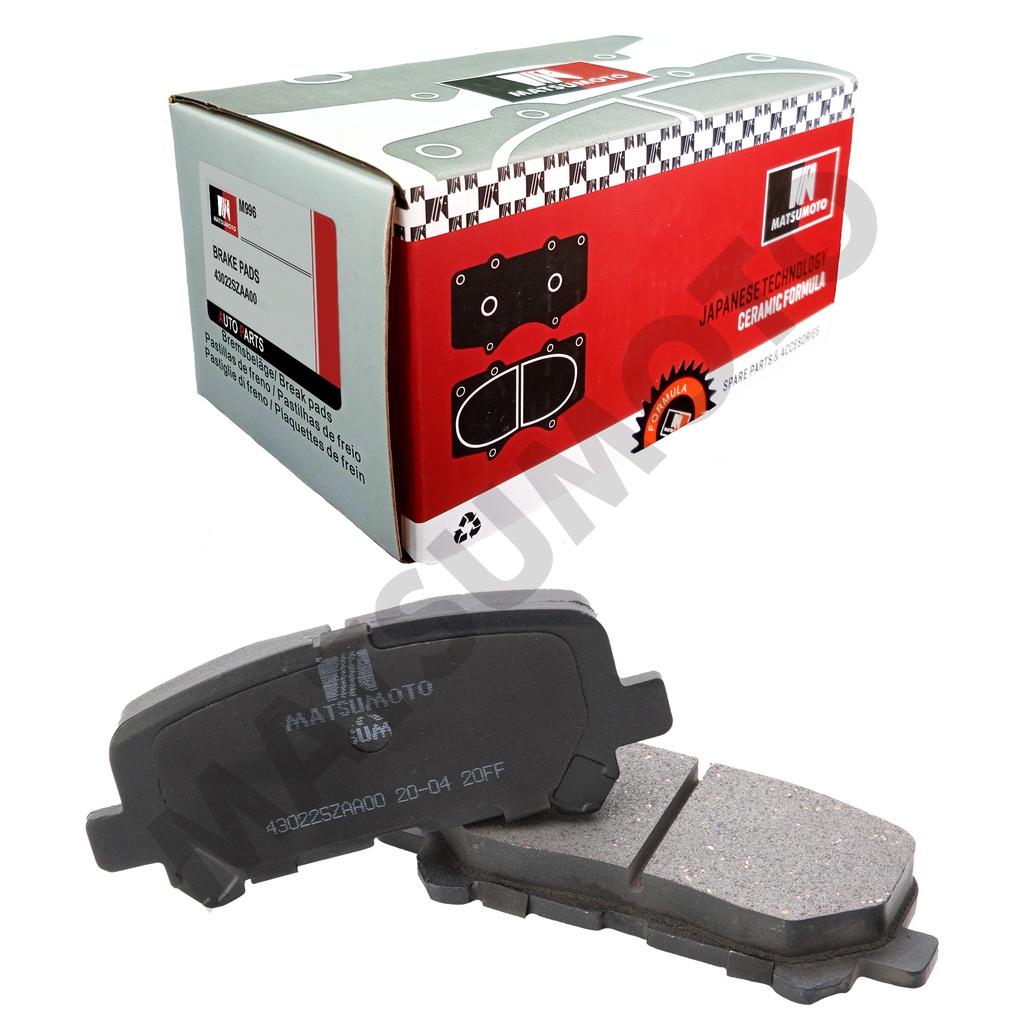 M996 Pastillas de Freno Cerámica Traseras Honda / Chevrolet