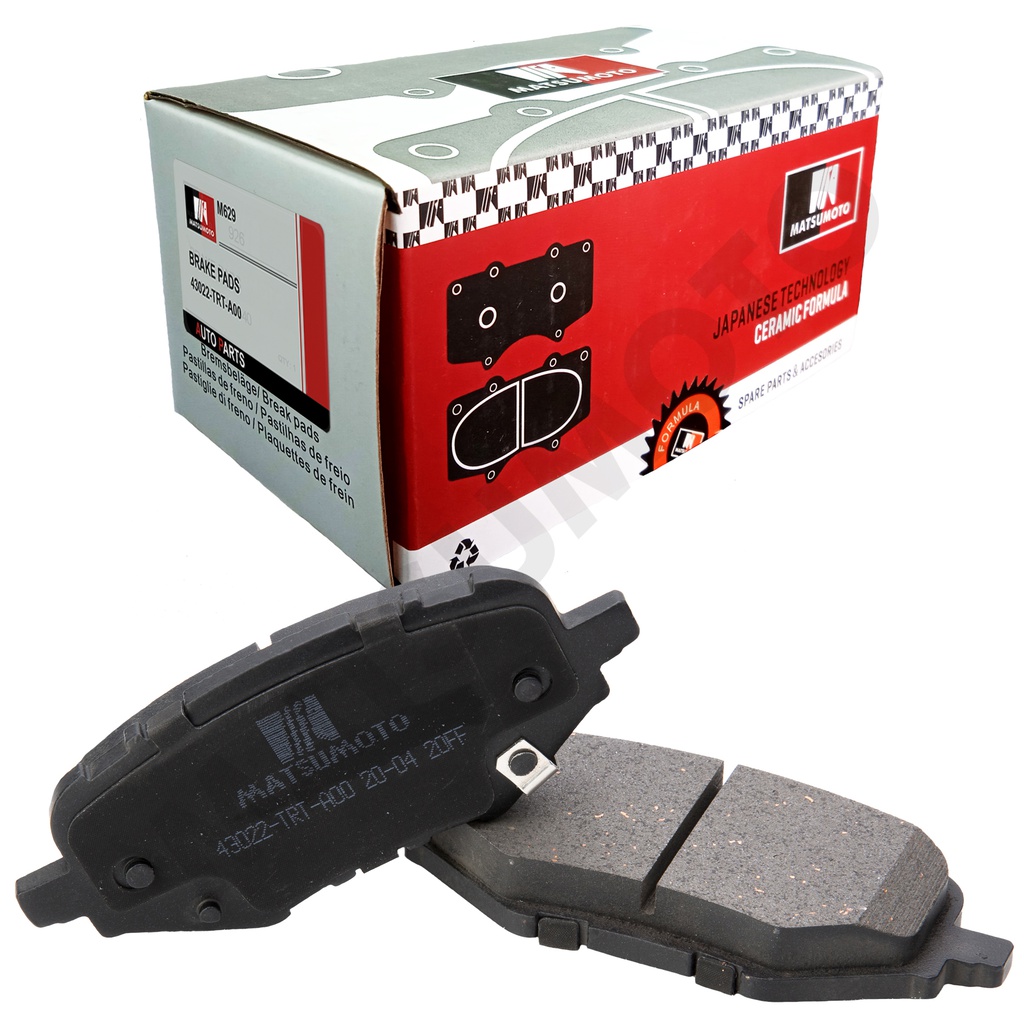 M629 Pastillas de Freno Cerámica Traseras Honda