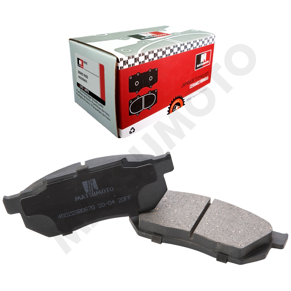 M165 Pastillas de Freno Cerámica Delanteras Honda Accord / Civic (1983-2000)