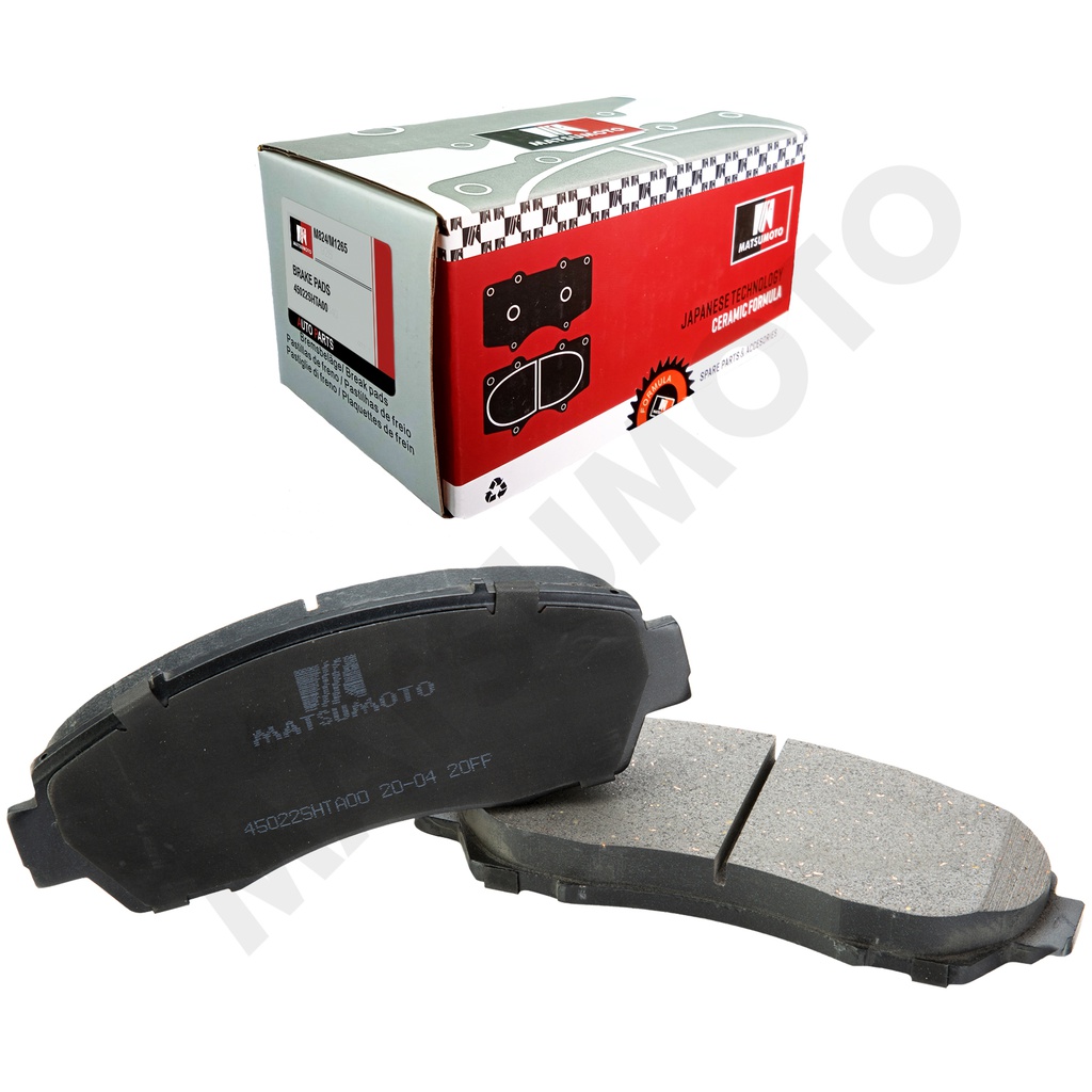 M824/M1265 Pastillas de Freno Cerámica Delanteras Honda / Ford / Chery / Changan / Dondfeng / Great Wall