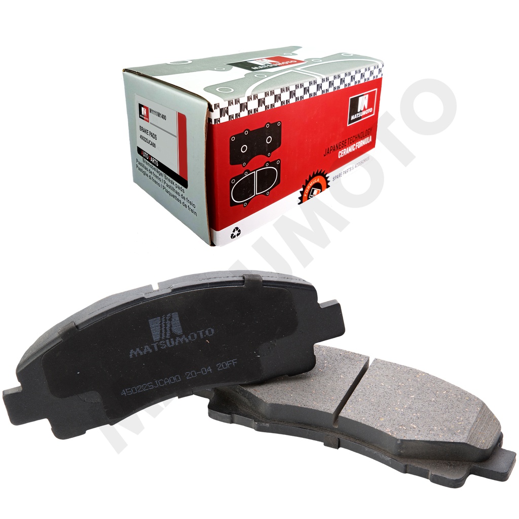 M1111/M1400 Pastillas de Freno Cerámica Delanteras Honda Ridgeline (2005-2014)