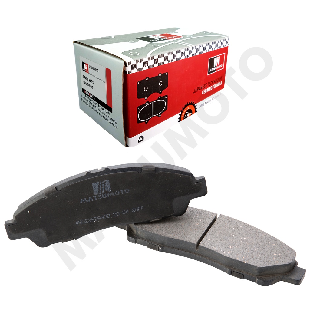 M1398/M993 Pastillas de Freno Cerámica Delanteras Honda Pilot (2008-2016) / Chevrolet