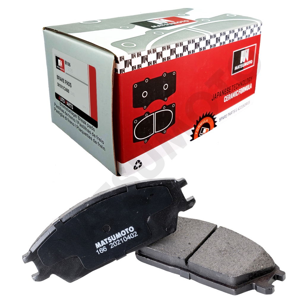 M166 Pastillas de Freno Cerámica Delanteras Honda / Hyundai / Subaru / JAC