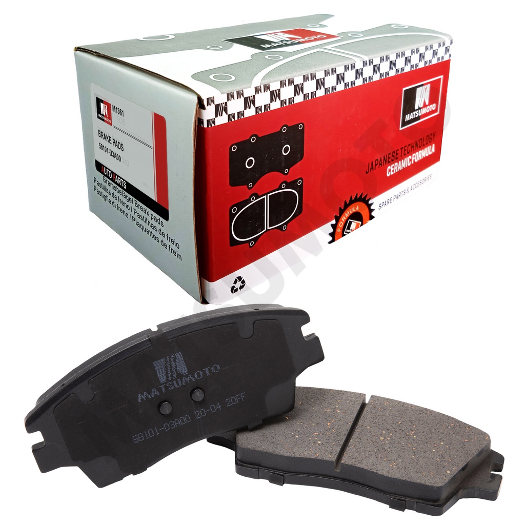 M1361 Pastillas de Freno Cerámica Delanteras Hyundai / Kia