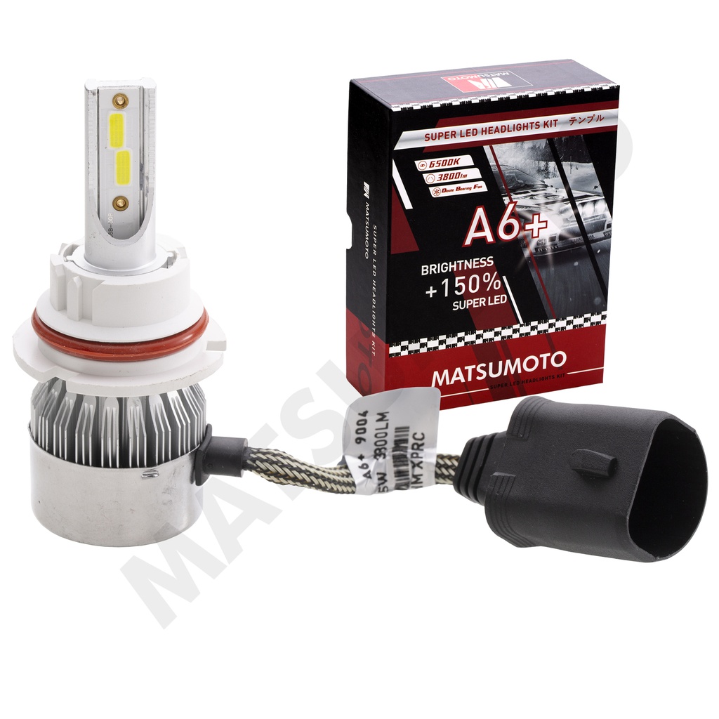 Set de Ampolletas LED A6+ 9004 3800lm (HB1)