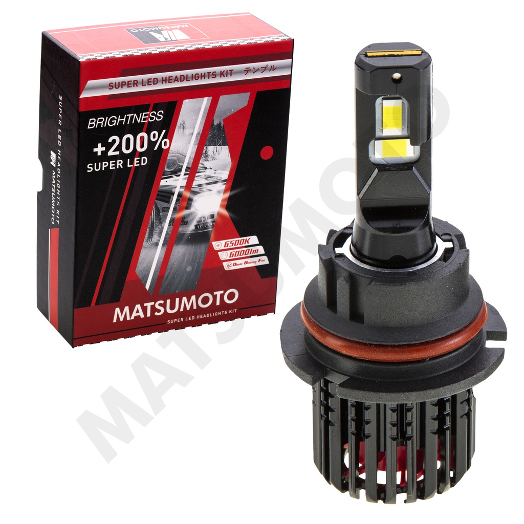 Set de Ampolletas LED L24 9004 6000lm (HB1)