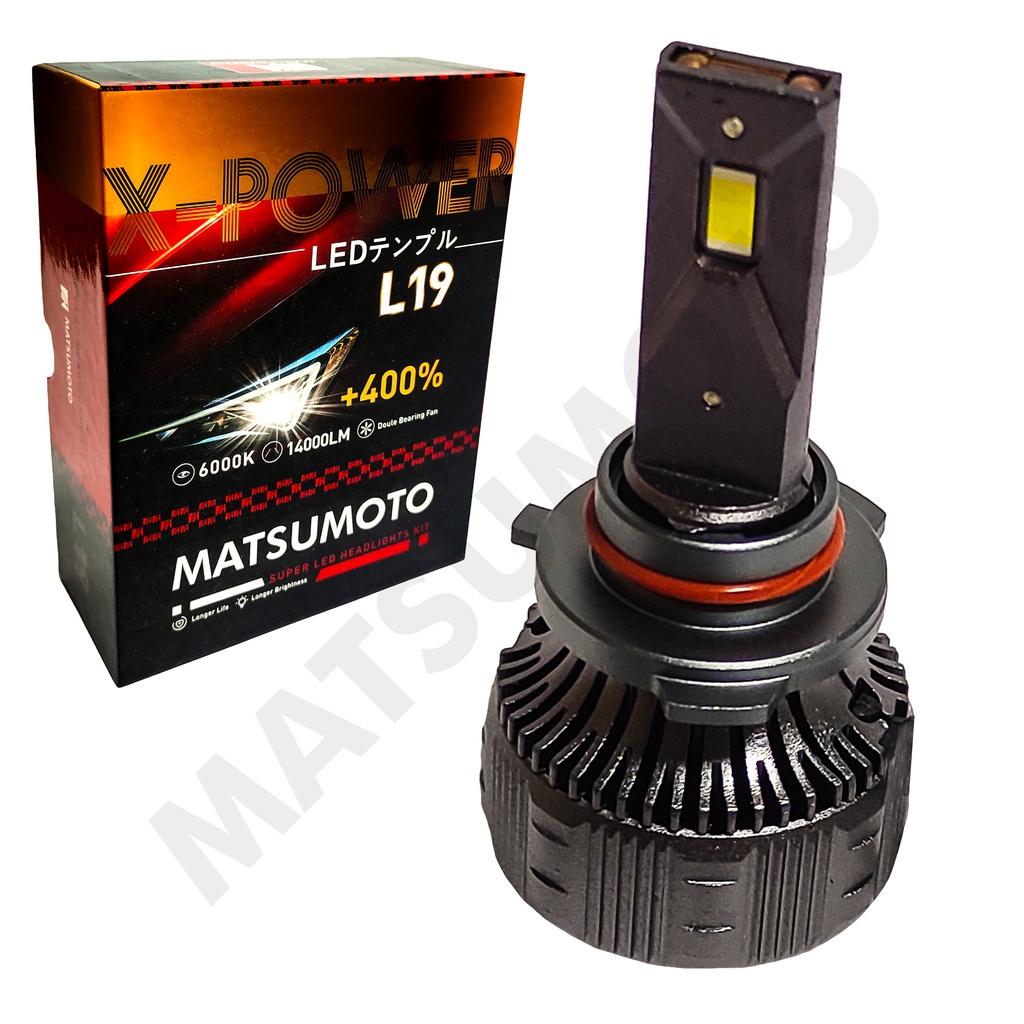 Set de Ampolletas LED L19 9005 14000lm (HB3)