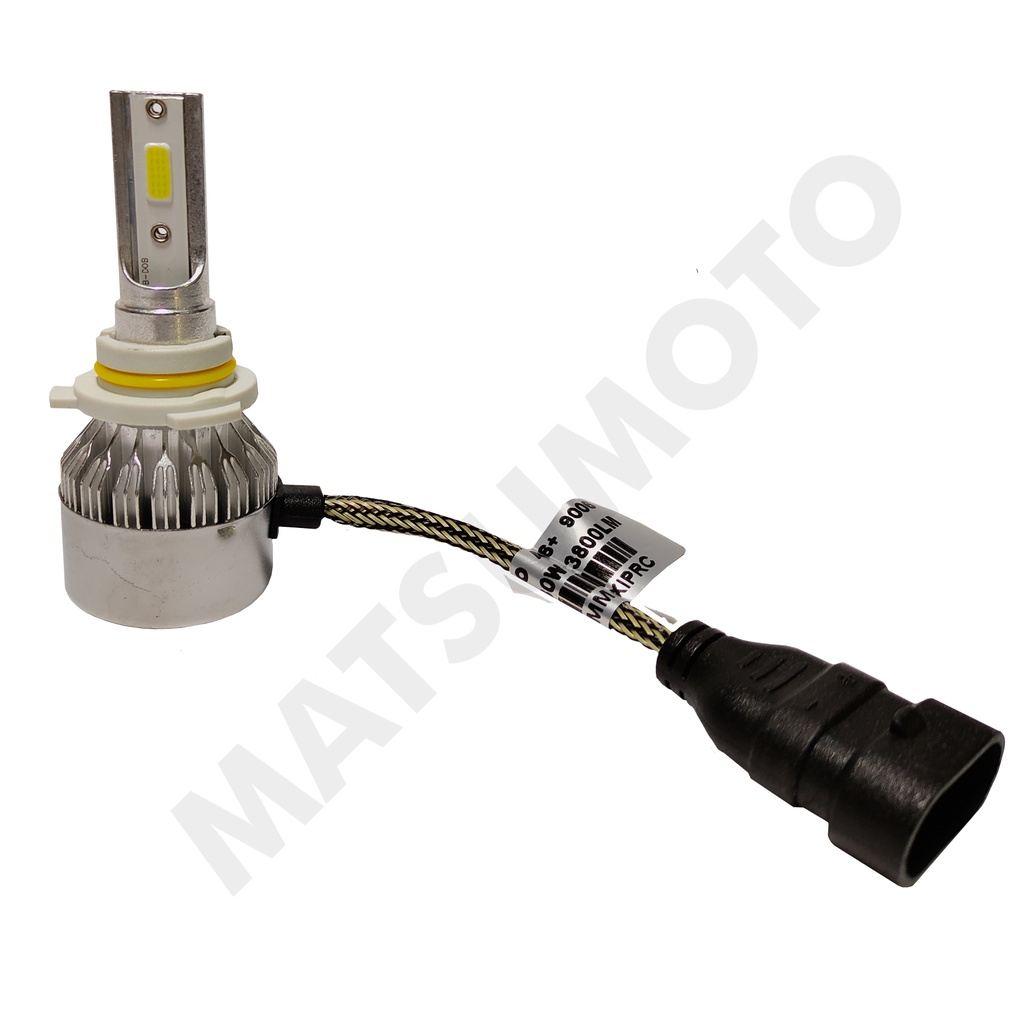 Set de Ampolletas LED A6+ 9006 3800lm (HB4)