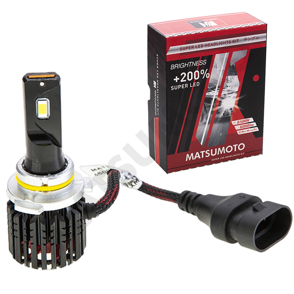 Set de Ampolletas LED L24 9006 6000lm (HB4)