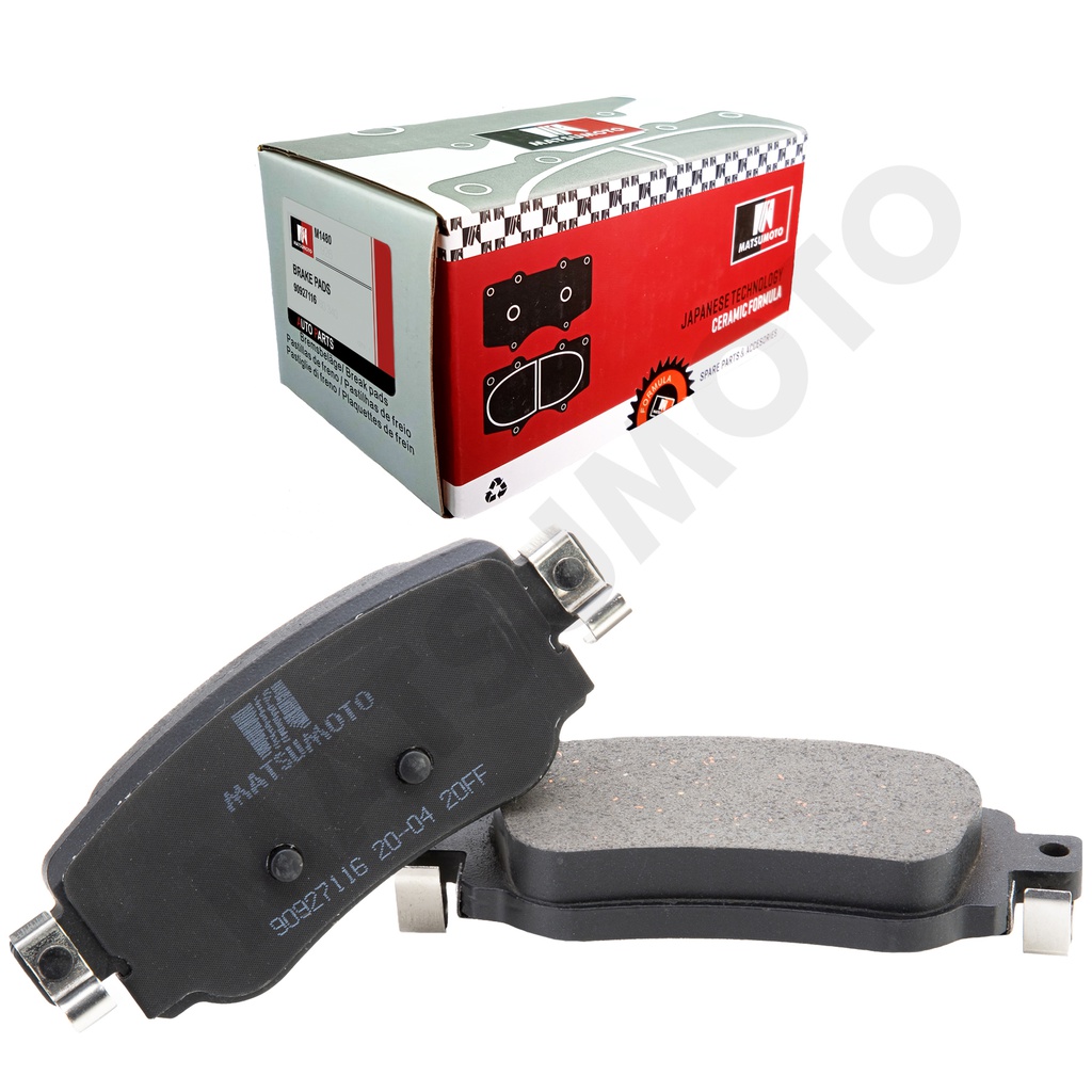 M1480 Pastillas de Freno Cerámica Traseras Chevrolet Cavalier (2018-2025)