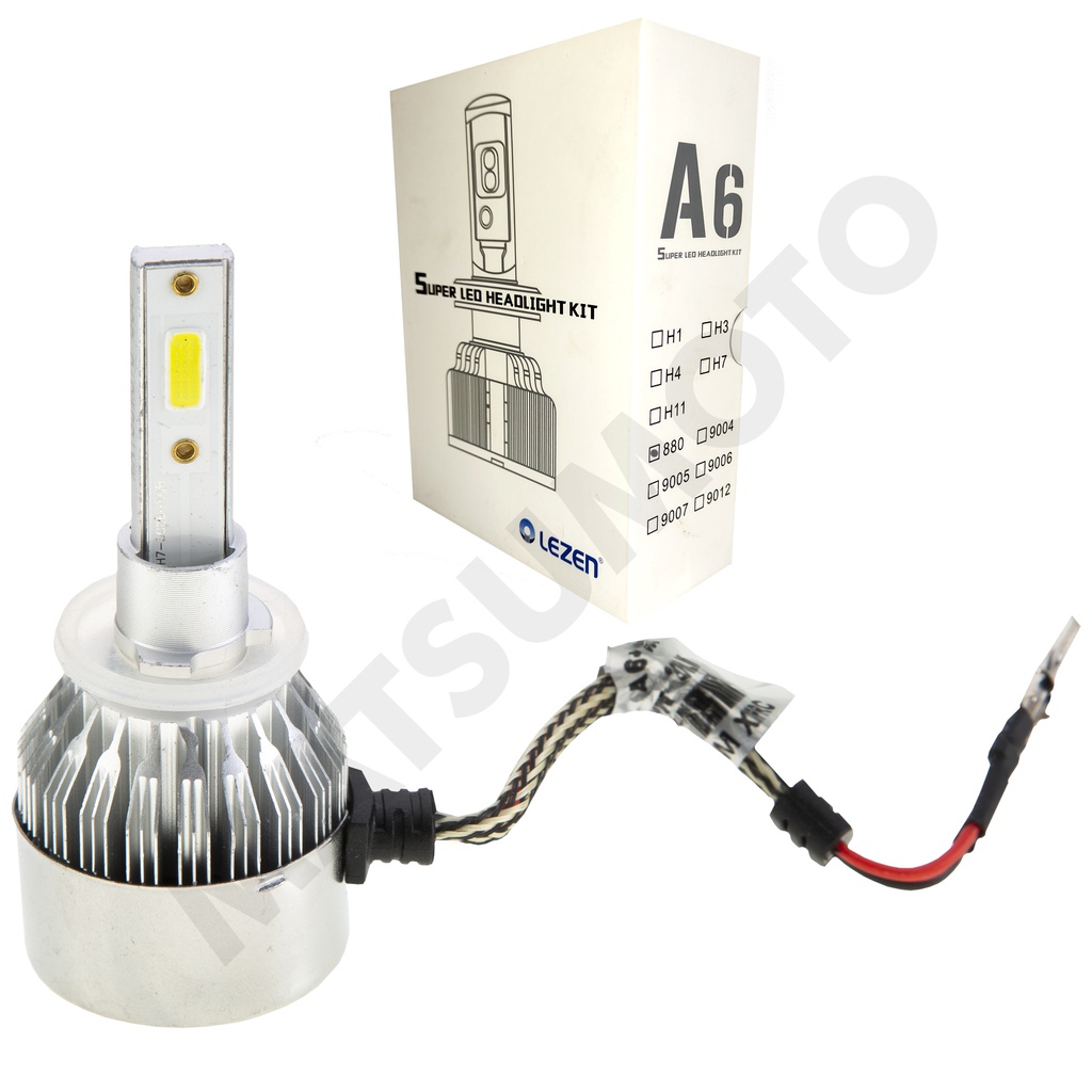 KIT Ampolletas Led 880 Led 6000K 