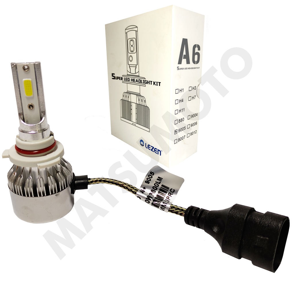 KIT Ampolletas Led 9005 Led 6000K