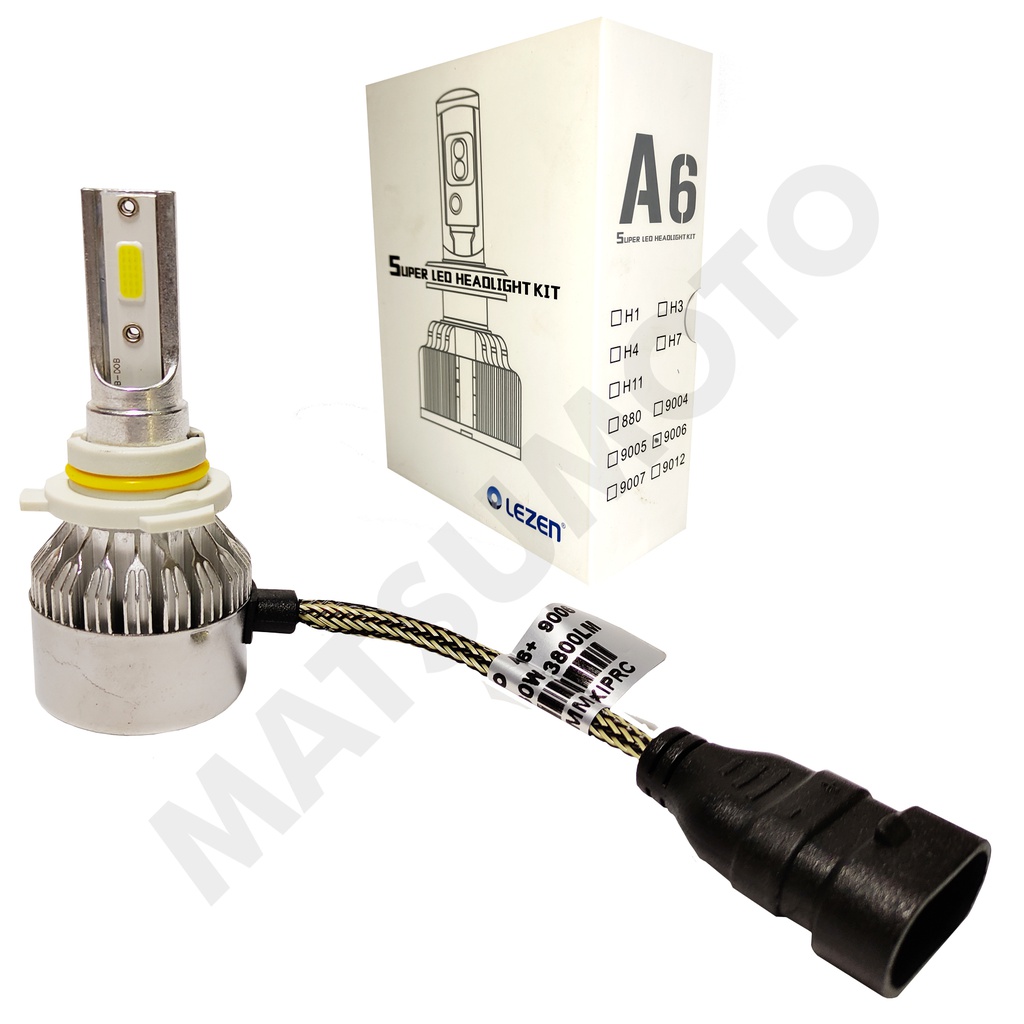 Set de Ampolletas LED A6+ 9006 3800lm (HB4) Lezen