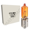 Ampolletas Halógenas H21W (BAY9s) Amber Lezen