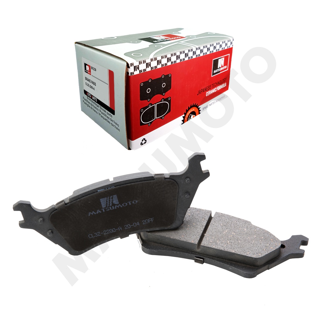 M1239 Pastillas de Freno Cerámica Traseras Ford F-150 (2010-2024)