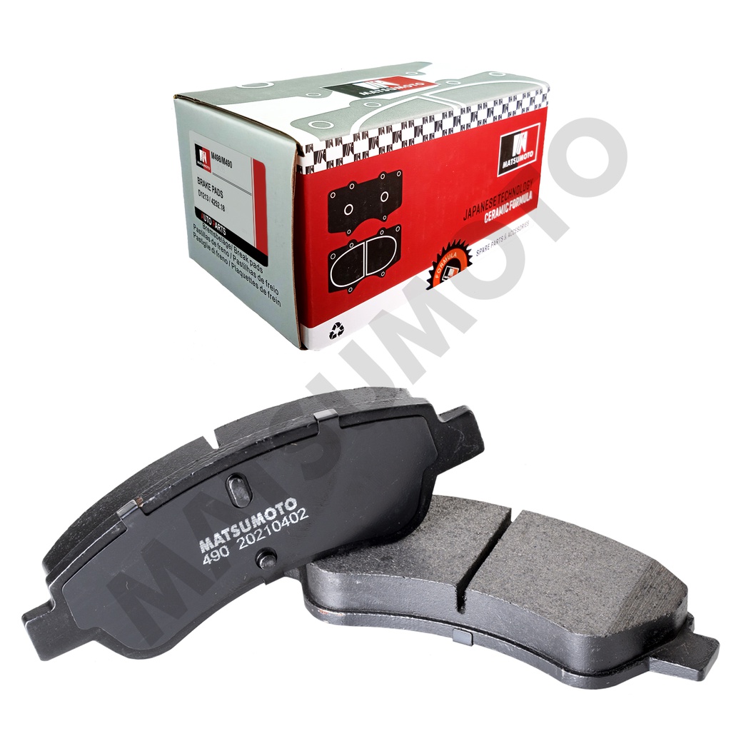 M498/M490 Pastillas de Freno Cerámica Delanteras Citroen / Peugeot / Fiat
