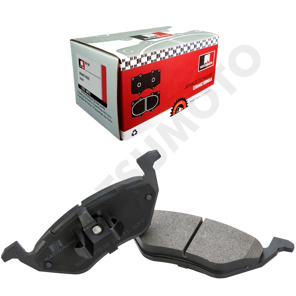 M1186 Pastillas de Freno Cerámica Delanteras Volkswagen Gol / Voyage / Saveiro (2012-2024) / MG GT (2017-2024)