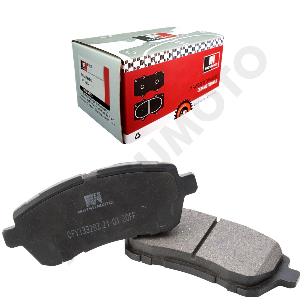 M1052 Pastillas de Freno Cerámica Delanteras Ford / Mazda / Suzuki / Changan