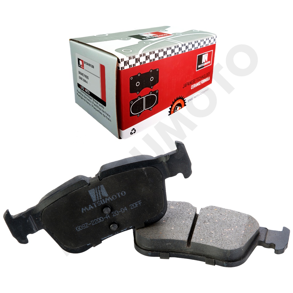 M1394 / M1288 / M1551 Pastillas de Freno Cerámica Traseras Ford / Nissan