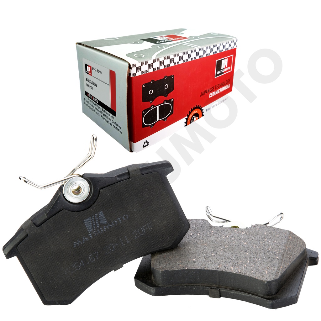 M542/M299 Pastillas de Freno Cerámica Traseras Citroen / Peugeot / Geely / MG / Audi / Volkswagen