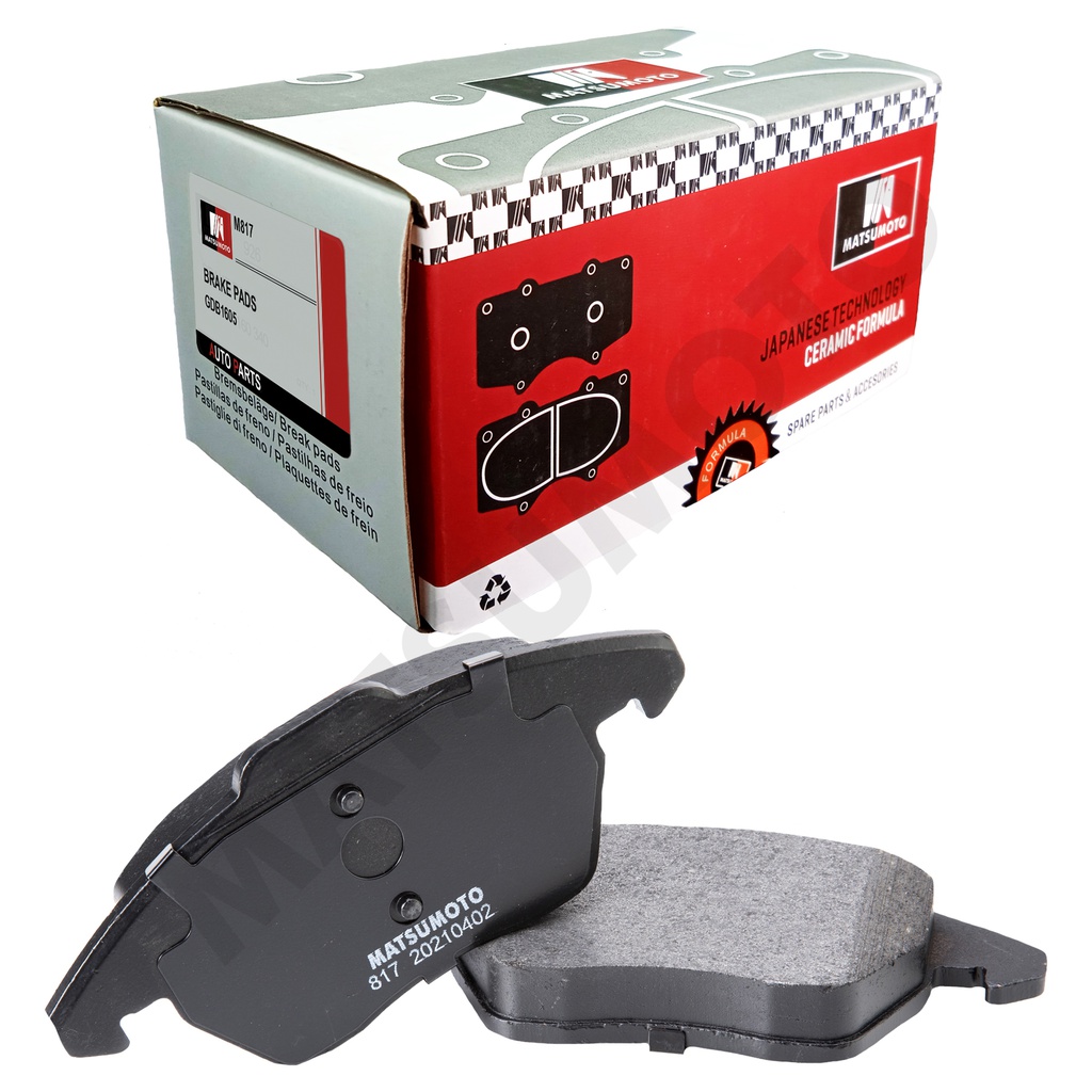 M817 Pastillas de Freno Cerámica Delanteras Audi / Citroen / MG / Peugeot