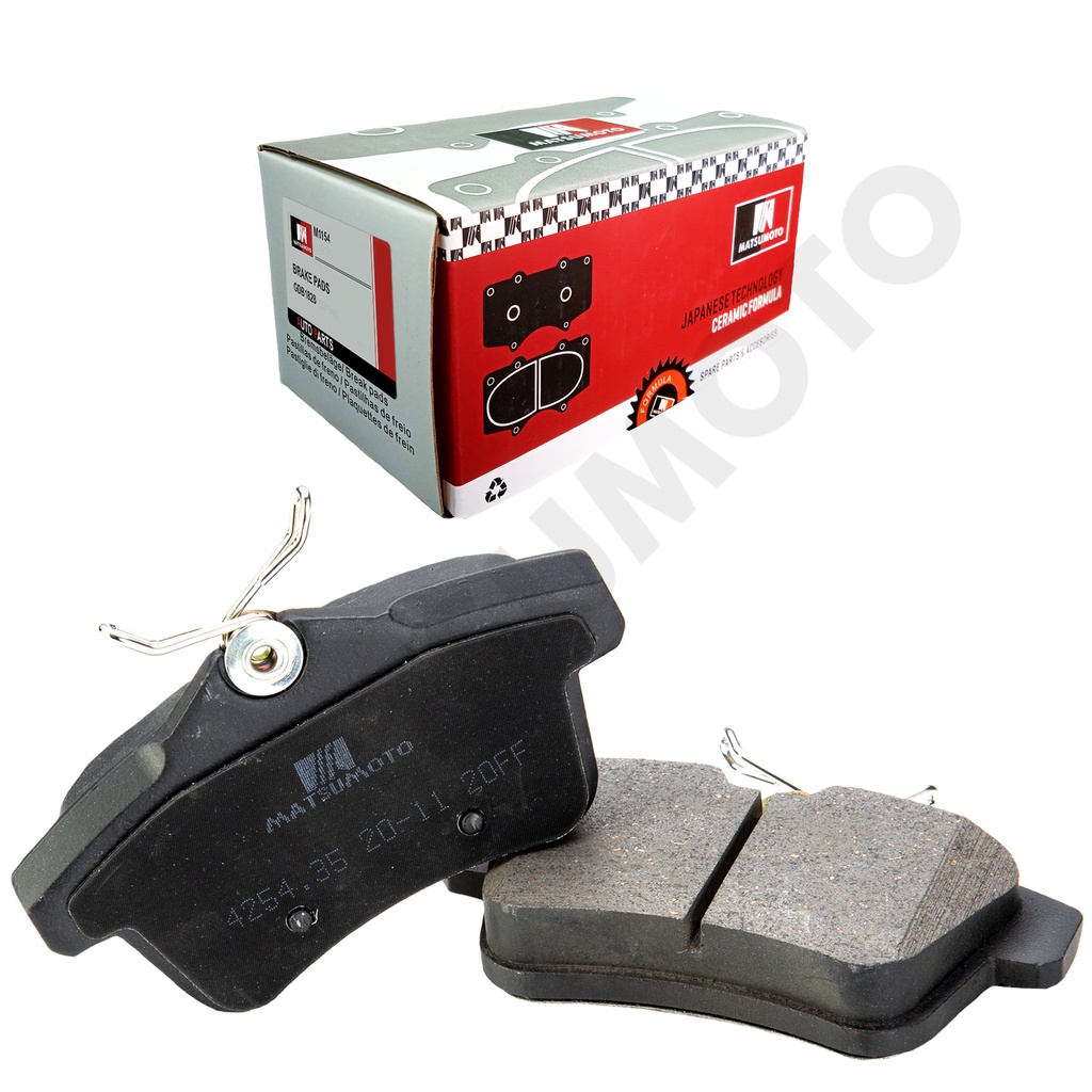 M1154 Pastillas de Freno Cerámica Traseras Citroen / Peugeot