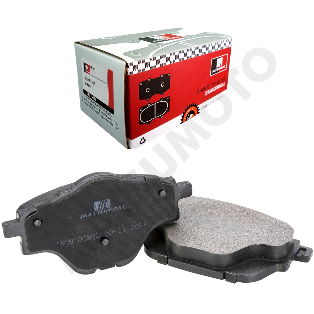 M1353 Pastillas de Freno Cerámica Traseras Citroen / Peugeot