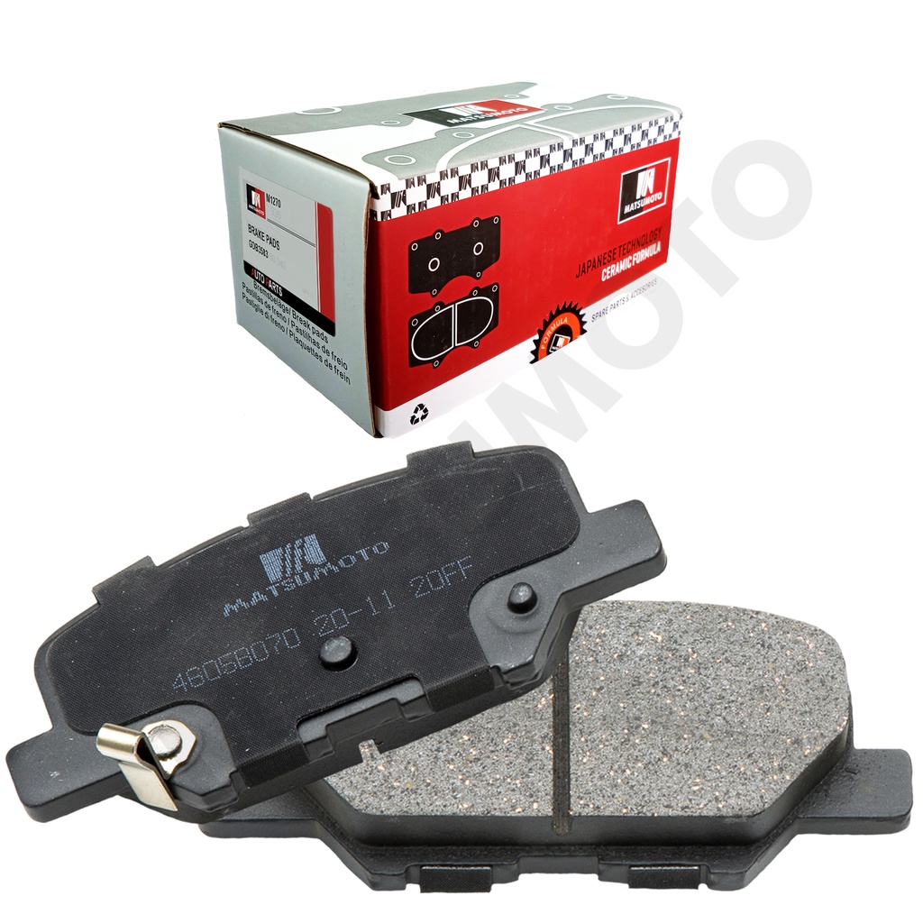 M1270 Pastillas de Freno Cerámica Traseras Mazda / Mitsubishi / Peugeot / Changan