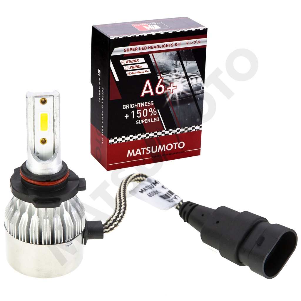 Set de Ampolletas LED A6+ H10 3800lm