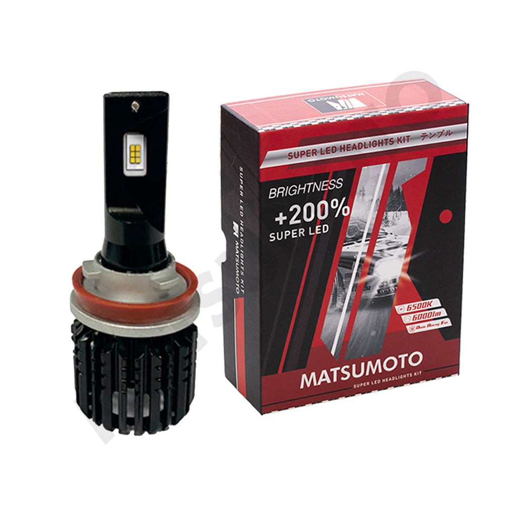 Set de Ampolletas LED L24 H11 6000lm (H8/H9/H16)