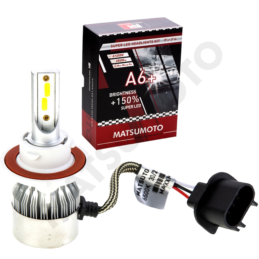 Set de Ampolletas LED A6+ H13 3800lm