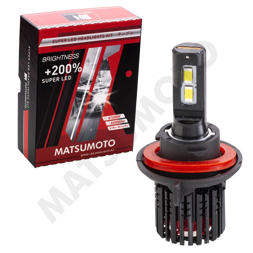 Set de Ampolletas LED L24 H13 6000lm