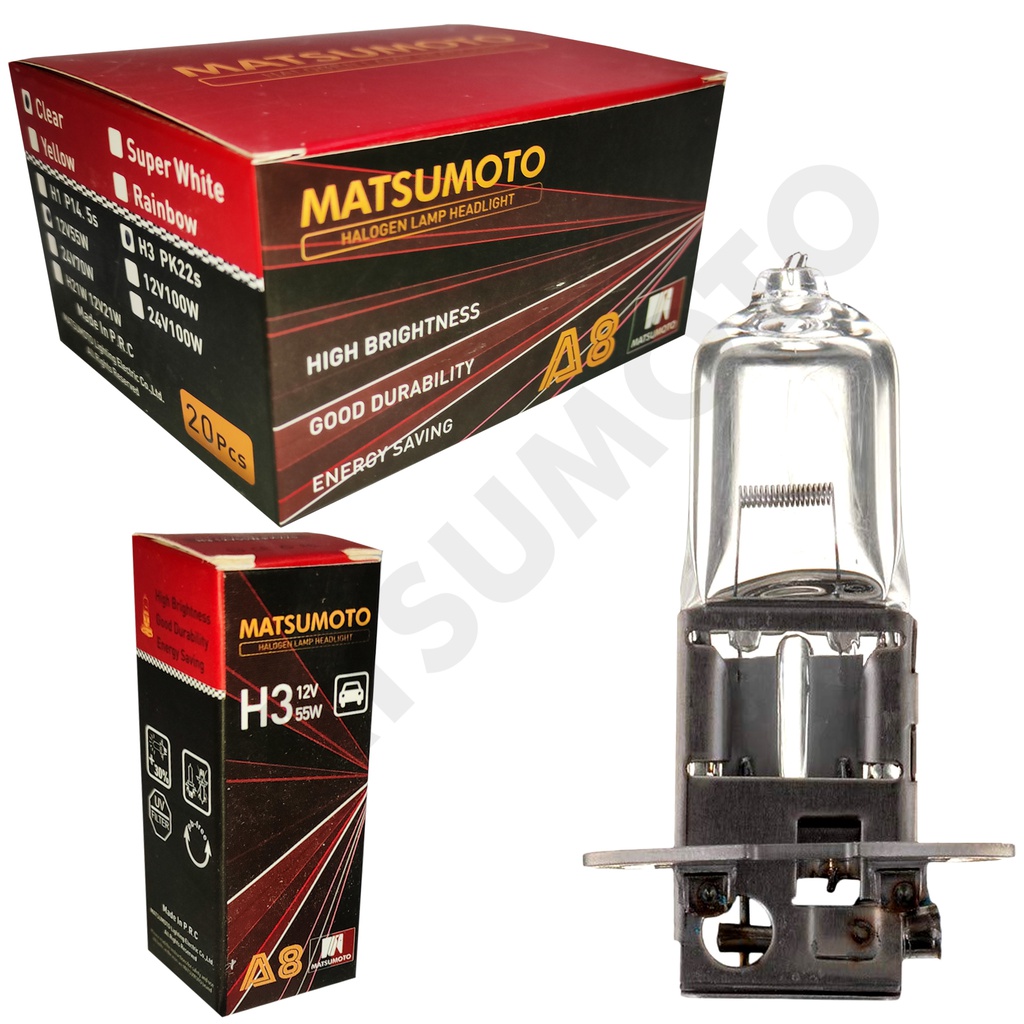 Ampolleta Halógena Standard H3