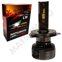 Set de Ampolletas LED L19 H4 14000lm