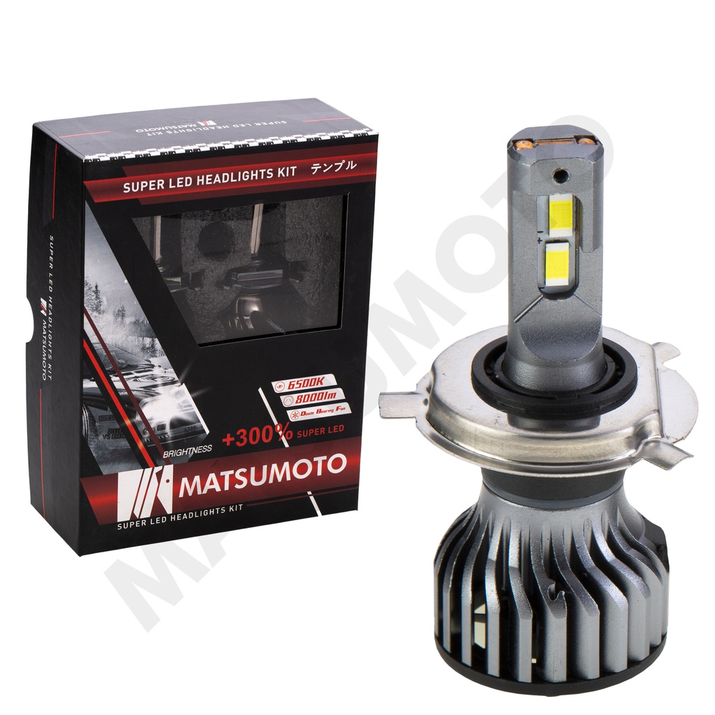 Set de Ampolletas LED L22 H4 8000lm