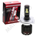 Set de Ampolletas LED L24 H4 6000lm