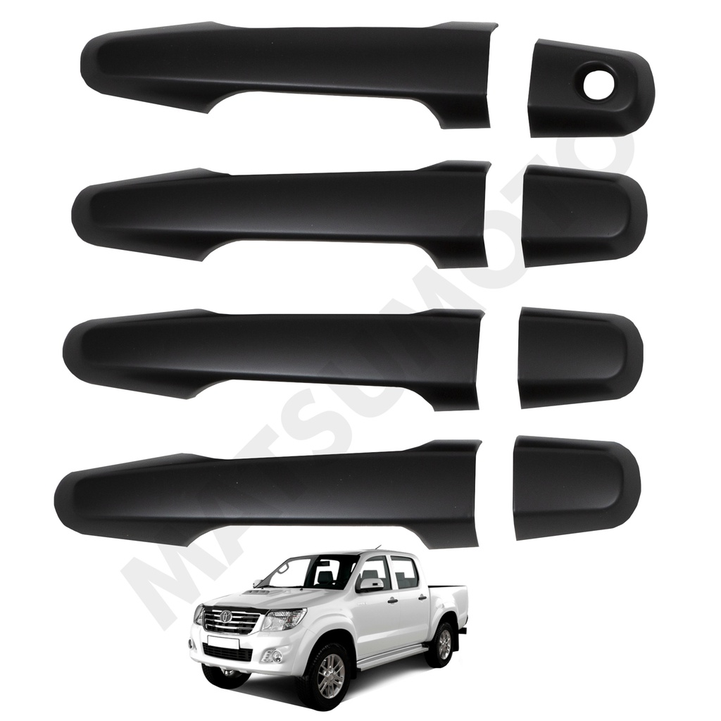 Set Cubre Manillas Toyota Hilux (2006 - 2015) Black Edition