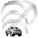 Kit Extensiones De Tapa Barro Versión Plata con relieve/textura Toyota Hilux Revo (2016-2020)