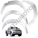 Kit Extensiones de Tapa Barro Versión Plata con relieve/textura Toyota Hilux Revo SR (2016-2020)