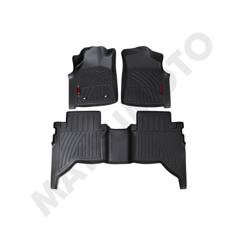 Set Pisos Rigidos Tipo Bandeja Toyota Hilux Vigo (2012-2015) y KUM (2006 - 2011)