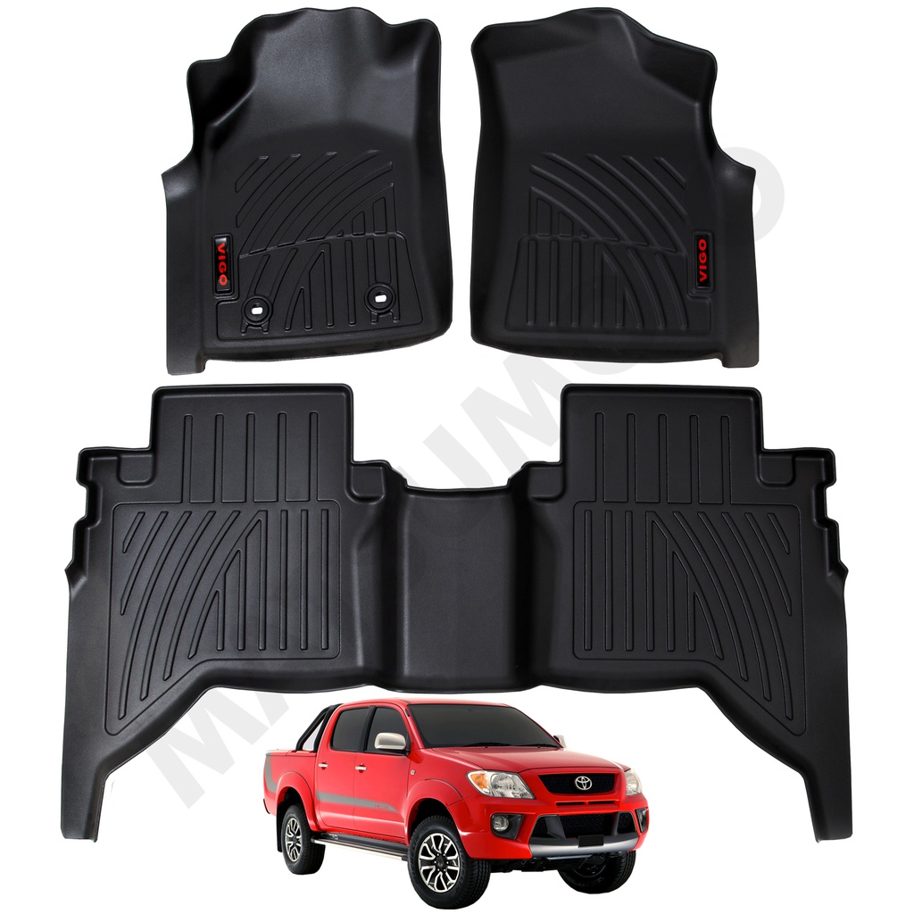 Set Pisos Rigidos Tipo Bandeja Toyota Hilux (2006-2011)