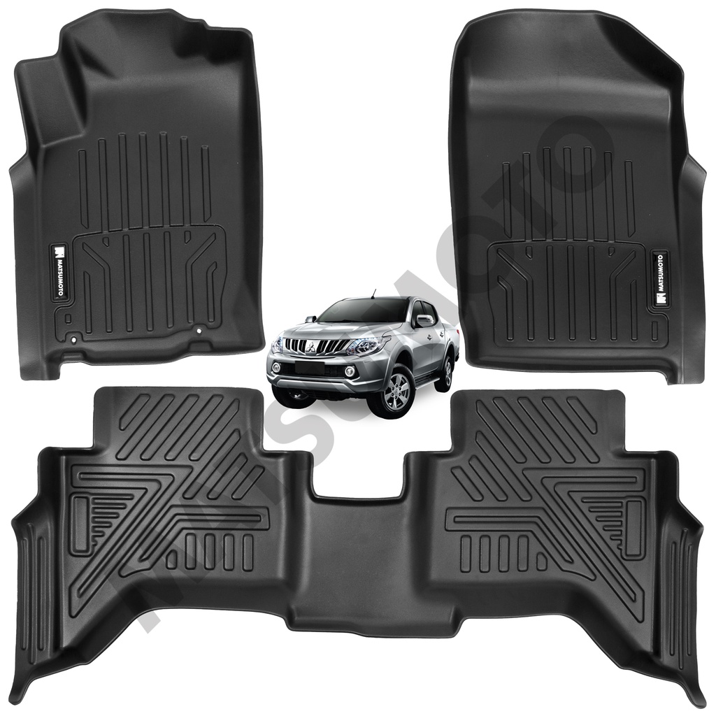 Set de Pisos Rígidos Tipo Bandeja Mitsubishi L200 (2009-2015)