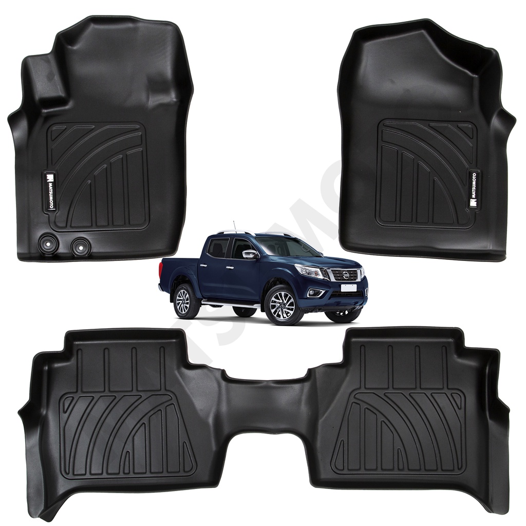 Set de Pisos Rígidos Tipo Bandeja Nissan NP300 Navara (2016-2021)