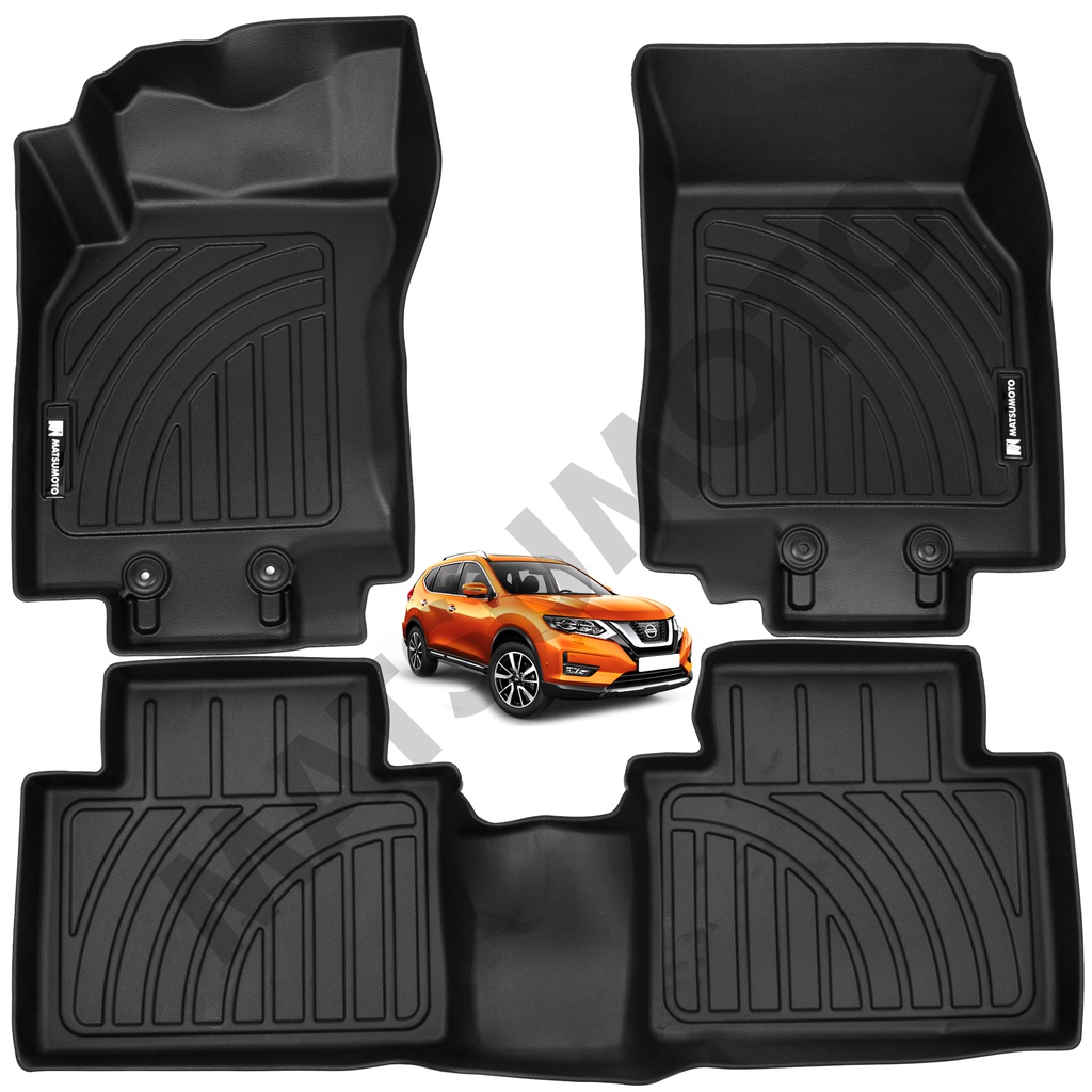 Set de Pisos Calce Perfecto Nissan X-Trail (2018-2022) 3D