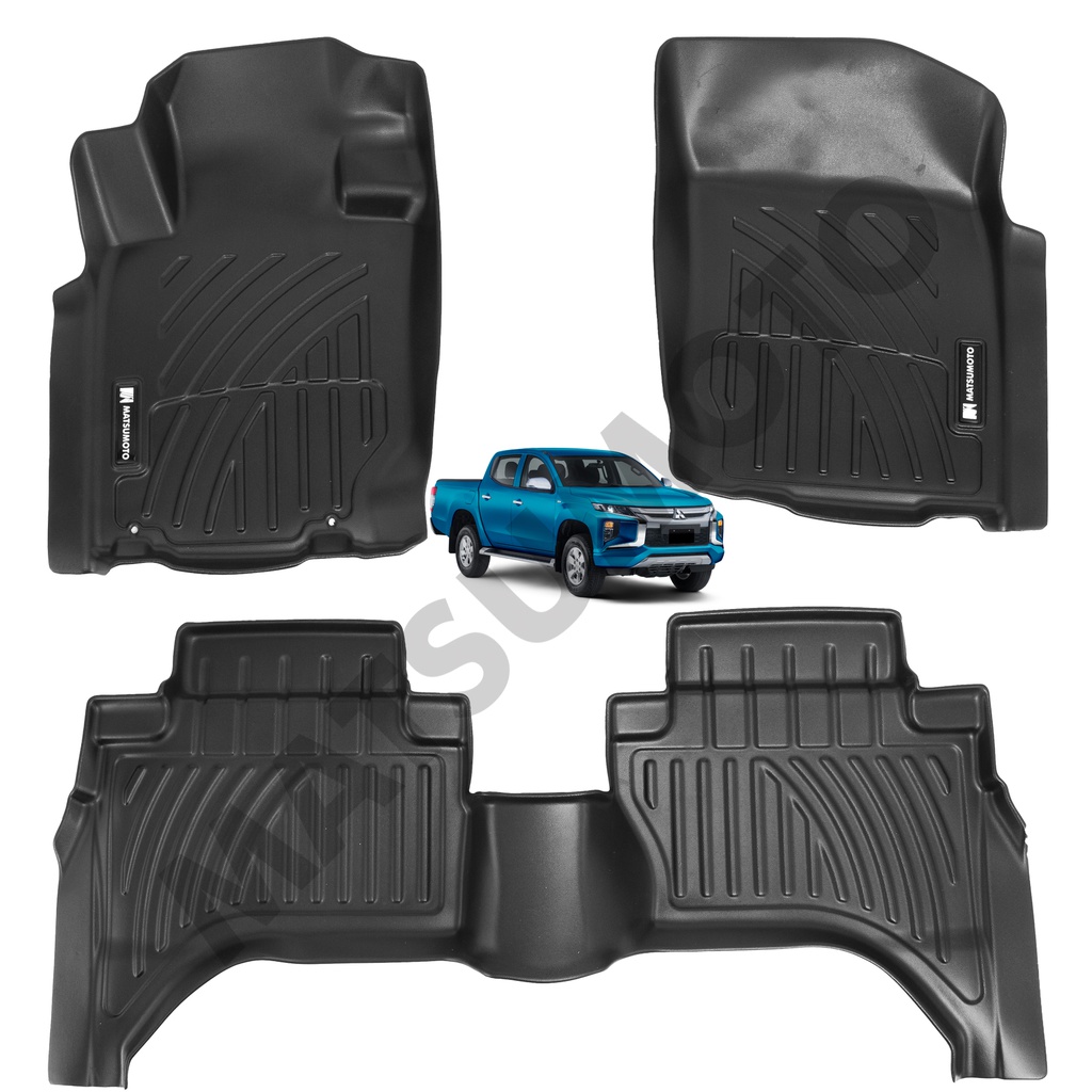 Set Pisos Rigidos Tipo Bandeja Mitsubishi L200 (2016-2023)