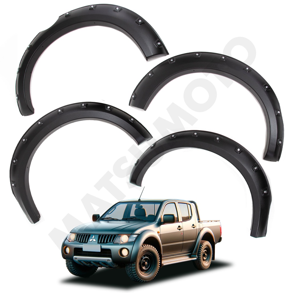 Kit Extensiones de Tapa Barro Versión Offroad Mitsubishi L200 (2005-2015)