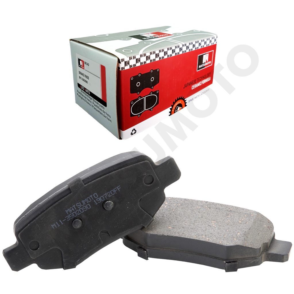 M1242 Pastillas de Freno Cerámica Traseras Chery / BAIC / GAC / Lifan