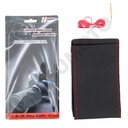 Cubre Volante para Tejer Modelo: SF01 Talla: M Color: Negro con costura Roja